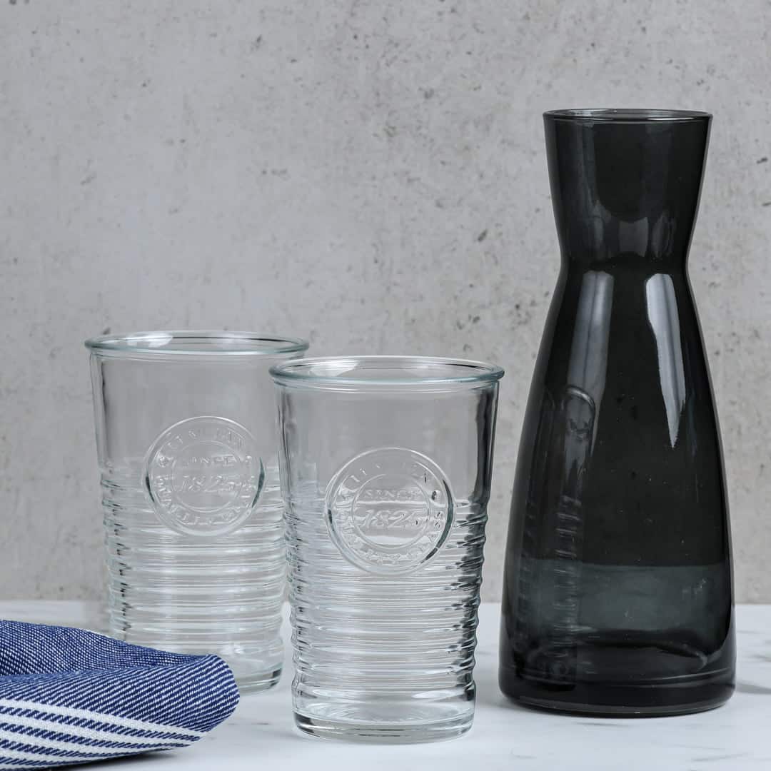Bormioli Rocco Novecento DOF Set Da 6 Bicchieri Tumbler In Vetro - Capacità 37 Cl, Impilabili, Lavastoviglie