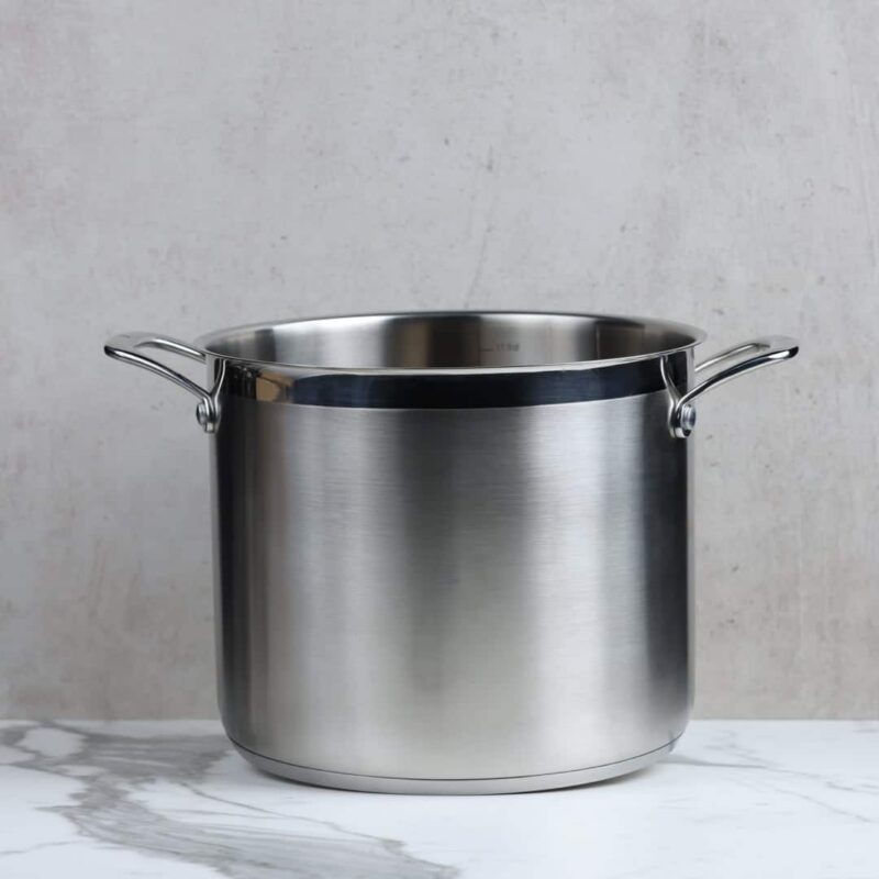 Swiss Diamond Stock Pot with Lid Premium Steel Induction - 26x22 cm 11 L